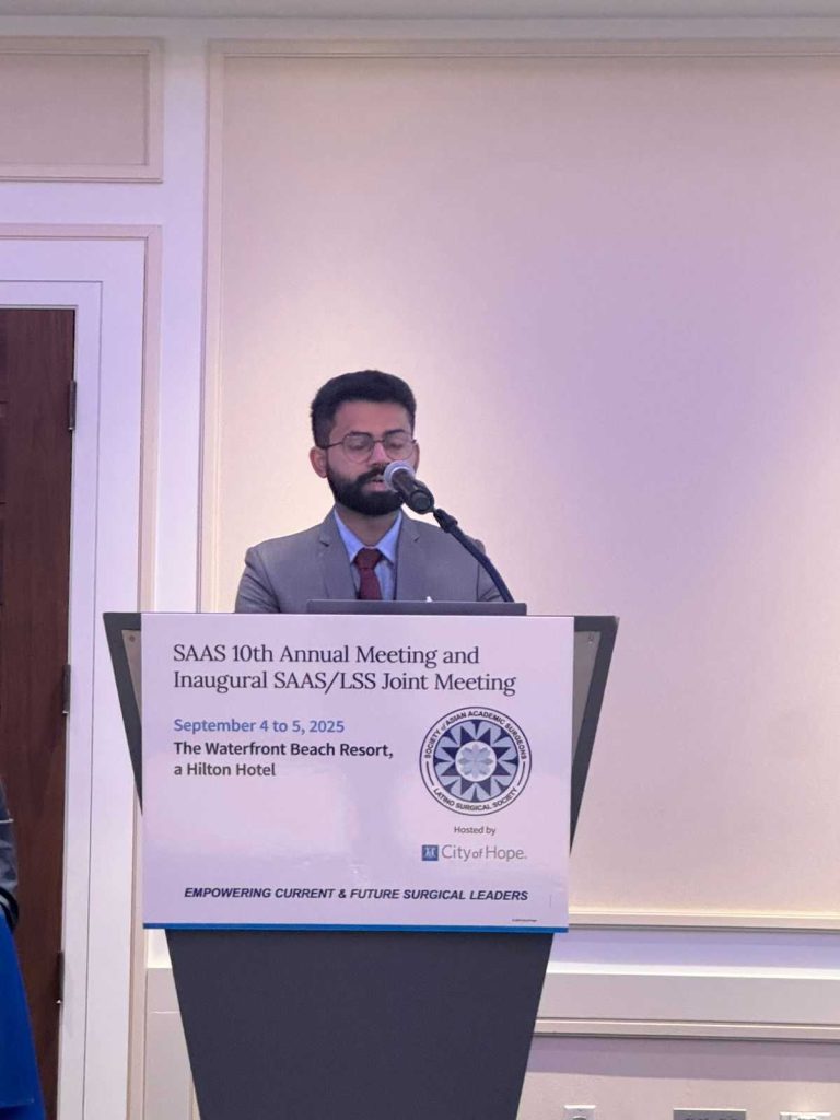 Talha presents at SAAS Annual meeting – Murtaza Lab @ UW-Madison – UW ...